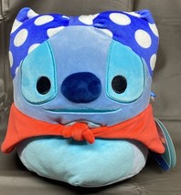 Squishmallows Disney Lilo And Stitch ￼Laundry Stitch Plush Figure 8&quot; KellyToy - £14.68 GBP