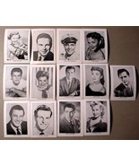 (13) VINTAGE HOLLYWOOD STARS ARCADE CARD PHOTO LOT - $19.95