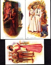 (3) Frederickson&#39;s Romantic 1911 Postcards Artist Signed - £11.66 GBP