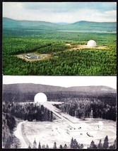 (2) Andover Maine Bell Telephone System Earth Station Postcards - £10.01 GBP