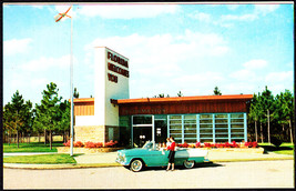 1955 CHEVY BELAIR Color Chrome Postcard - Florida Welcomes You - £9.21 GBP