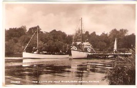 Antrim Ireland Rppc   The Cutts Boats On Six Mile River - £11.76 GBP