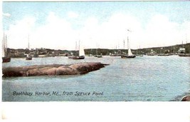 BOOTHBAY HARBOR ME UND/B POSTCARD - From Spruce Point - £11.53 GBP
