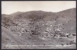 BISBEE AZ 1940s RPPC Continental Divide &amp; Residential District Photo Pos... - $15.75