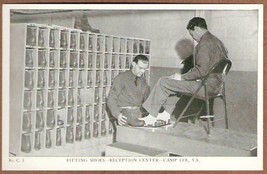 Camp Fort Lee Virginia Postcard   Fitting Shoes - £10.27 GBP