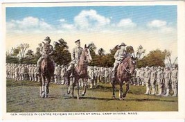 Camp Devens, Ma Pre 1920 Postcard   General Hodges - $13.75