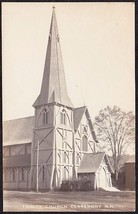 Claremont New Hampshire Pre 1920 Rppc Trinity Church - £12.38 GBP
