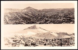 Cripple Creek Colorado Split 1908/1941 Bev Panoramic Town View Rppc Postcard - £11.71 GBP