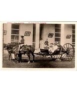 CUBAN VOLANTA PRE-1920 RPPC - Black Horse Cart Driver - $39.95