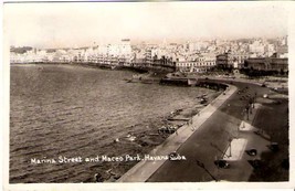 Havana Cuba Rppc   Marina Street And Maceo Park - £15.76 GBP