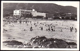HOTEL PAPAGAYO ACAPULCO MEXICO RPPC POSTCARD - $16.77 CAD