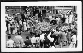 Hillsboro Nh Old Home Day 1930s Event Rppc Postcard   Hillsboro Hosiery Workers - £15.76 GBP