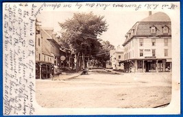 Hillsborough Bridge Nh Main Street View 1905 Rppc Postcard - £31.93 GBP