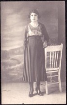 LOVELY MEXICAN GIRL MARIE MESQUITE PRE-1920 RPPC POSTCARD - $17.50