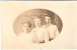 Lena &amp; Louise Larson 1911 Rppc Maine Postcard - £13.15 GBP