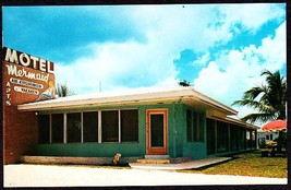 Mermaid Motel Chrome Postcard  Hialeah, Florida - £9.44 GBP