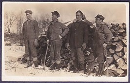 Maine Lumbermen #1 Pre 1920 Rppc - £23.78 GBP