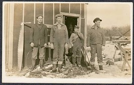 Maine Lumbermen #2 Pre 1920 Rppc - £22.97 GBP