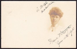 Maude M. Dwyer Rppc 1905 Photo Postcard   Peoria, Illinois - £13.68 GBP