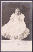 Mildred Almeda Baker Pre 1920 Rppc Baby Photo - £13.77 GBP