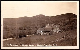 Mt. Cardigan Amc Ski Lodge Alexandria Nh 1944 Rppc Postcard - £10.18 GBP