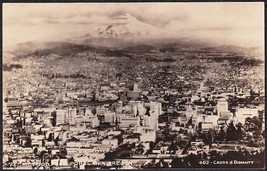 Portland Oregon Rppc Bev &amp; Mount Hood Photo Postcard - £10.19 GBP