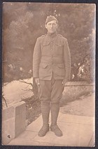 Wwi U.S. Soldier In Uniform Rppc Pre 1920 Photo Postcard - £12.38 GBP