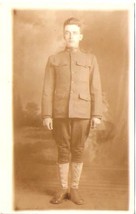 Wwi World War I U.S. Soldier In Uniform Rppc - £12.97 GBP