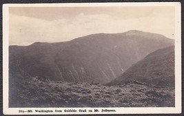 Mount Washington, NH RPPC From Mt. Jefferson Photo Postcard - £9.59 GBP