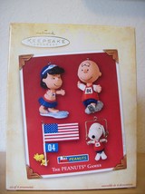 2004 Hallmark Keepsake Peanuts The Peanuts Games Christmas Ornaments  - £31.87 GBP