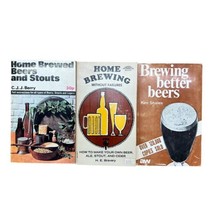 Vintage Home Brewing Book Lot Of 3 1970s Brew Better Beers Paperback - £7.15 GBP