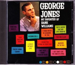 George Jones Cd My Favorites Of Hank Williams   Liberty / Bmg D105978 - £11.79 GBP