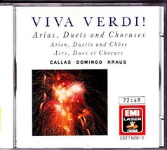 Viva Verdi! Cd Import Arias, Duets &amp; Choruses   Callas, Domingo, Kraus - $12.25