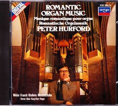 Peter Hurford Cd German Import Romantic Organ Music   Argo 410 165 2 - $12.25