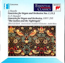 AMSTERDAM C.O. Andre Rieu, Albert de Klerk CD - Haydn / Handel Organ &amp; Orchestra - $12.25