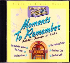 Moments To Remember Cd Golden Groups Of 1955   Reader&#39;s Digest Music - £9.64 GBP