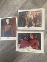 Star Trek The Next Generation Creation Convention 10x8 Photo Lot Of 3 - 1991 - $7.44