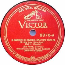 Lily Pons 12&quot; 78 Rpm   Barber Of Seville - £12.35 GBP