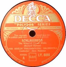 Berlin Phil. Orch. 12&quot; 78 Rpm   Whipped Cream Waltz - £12.58 GBP