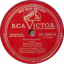 Richard Crooks 78 Rpm   Song Of India / Pourquoi Me Rev - £12.44 GBP
