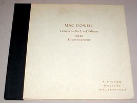 Mac Dowell Piano No.2 (4) 78 Rpm Set   Arthur Fiedler - £27.37 GBP