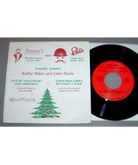 KATHY HALEY CHRISTMAS 45 RPM &amp; SLEEVE - Maine Artist - $659.68 MXN