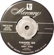 Jerry Byrd 45 Rpm Paradise Isle / Georgia Steel Guitar - £13.77 GBP