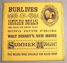 Burl Ives &amp; Hayley Mills 45 Rpm Sleeve   Summer Magic - £12.66 GBP