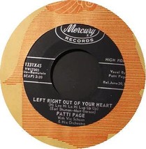 Patti Page 45 Rpm   Left Right Out Of Your Heart (1958) - £12.44 GBP
