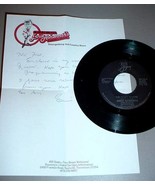 GRAND OLE OPRY STAR ERNIE ASHWORTH 45 RPM SIGNED LETTER - £98.29 GBP