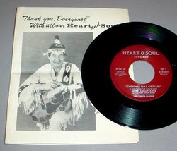 Johnny Eagle Feather 45 Rpm   Cherokee Trail Of Tears - £31.45 GBP