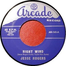 Jesse Rogers 45 Rpm   Night Wind Arcade 162 - £27.97 GBP
