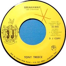 Tony Treece 45 Rpm   Breakaway / Tell Me A Lie - £10.16 GBP