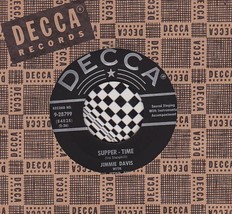 Jimmie Davis 45 Rpm Decca 9 28799   Supper Time / Mansion In The Sky - £9.63 GBP